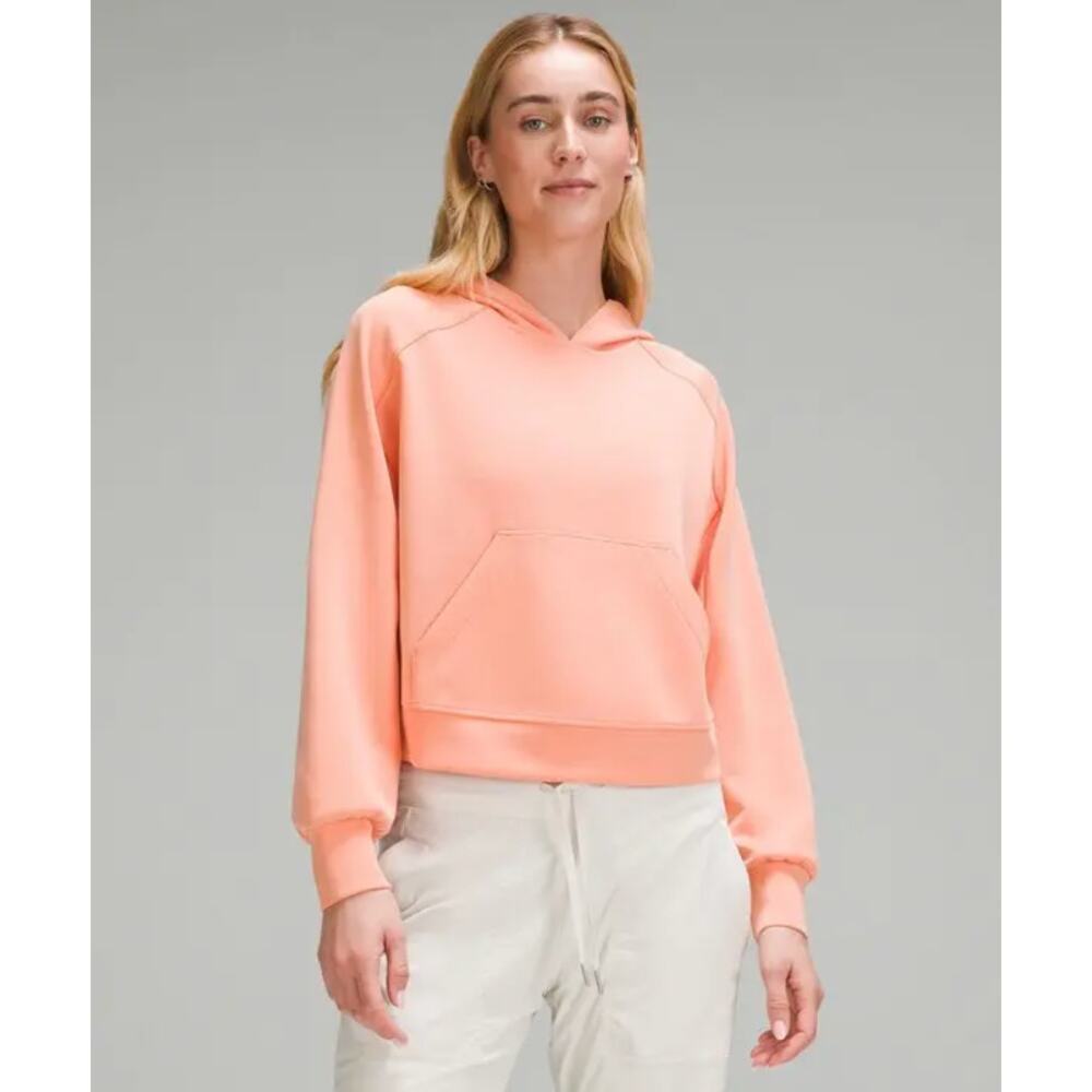 Lululemon Softstreme Hoodie Coral Kiss Size 8
